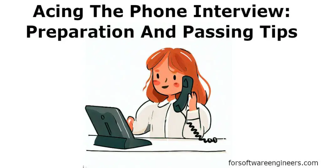 success during a phone interview